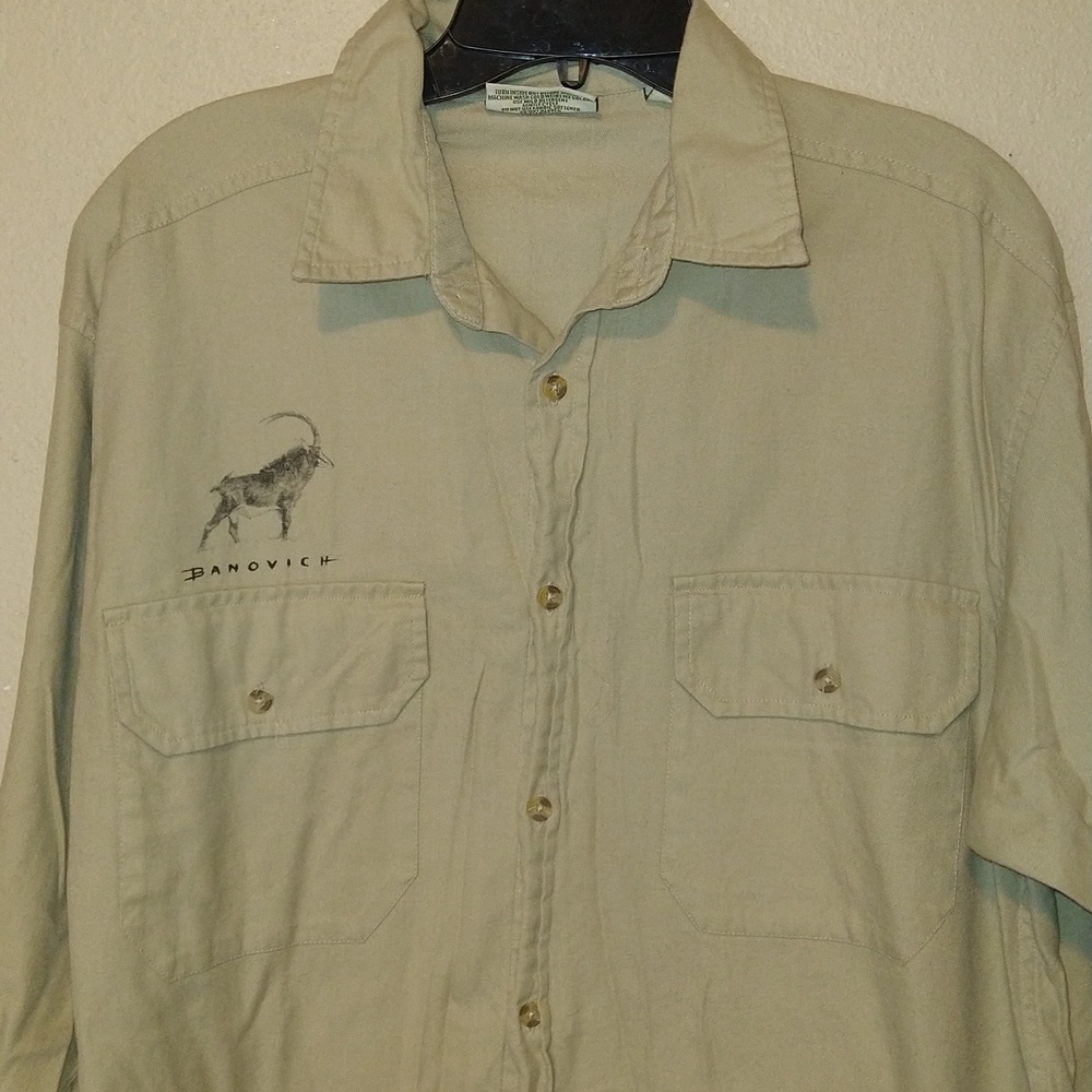 John Banovich Wildlife Artist Long Sleeve Button Up Shirt